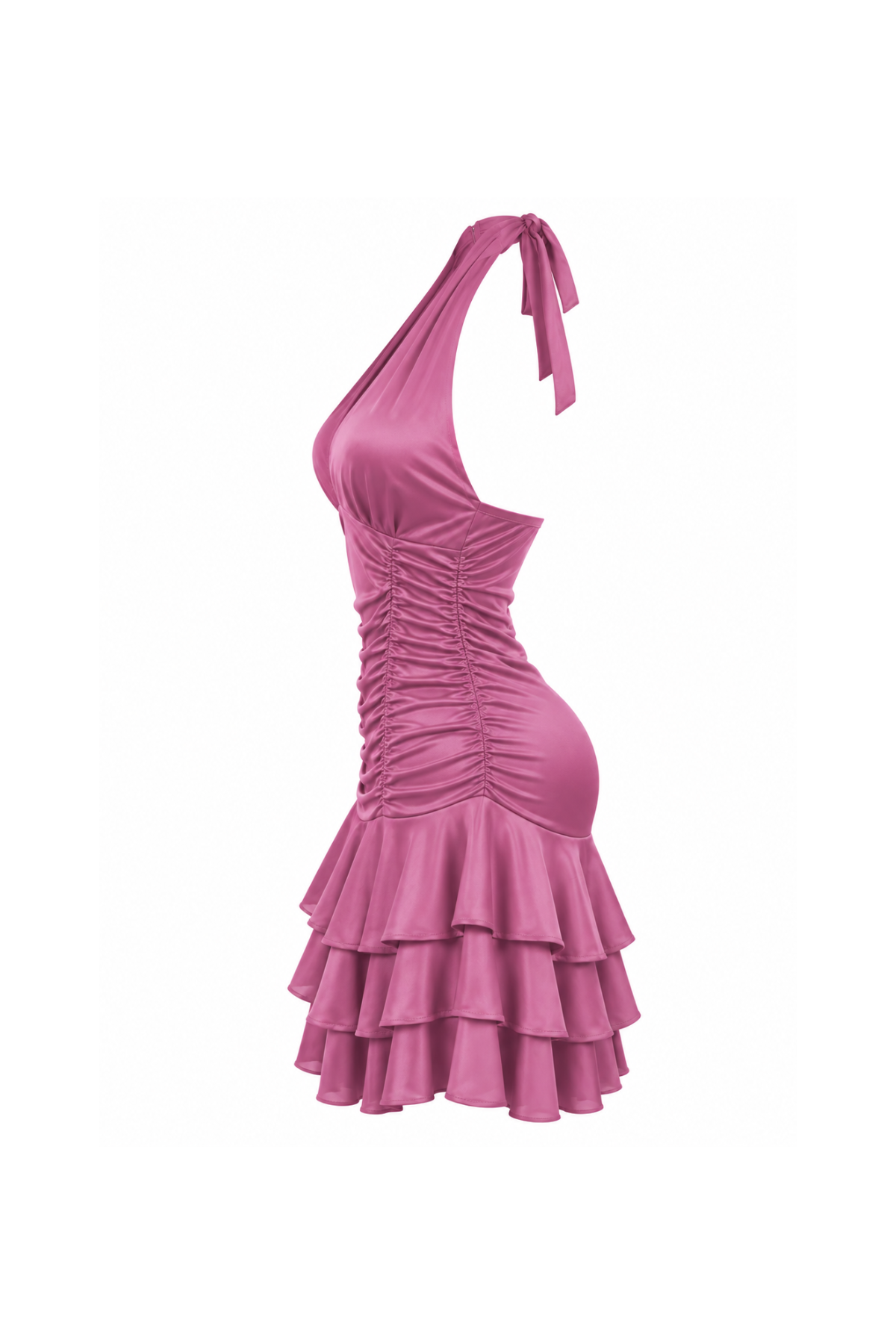 Dress with Open Neckline