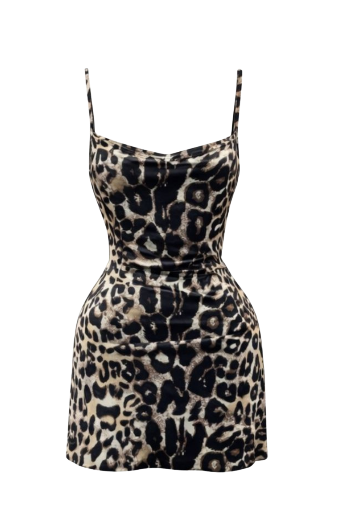 Tiger Print Dress with Butterfly Back Detail
