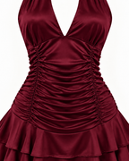 Dress with Open Neckline