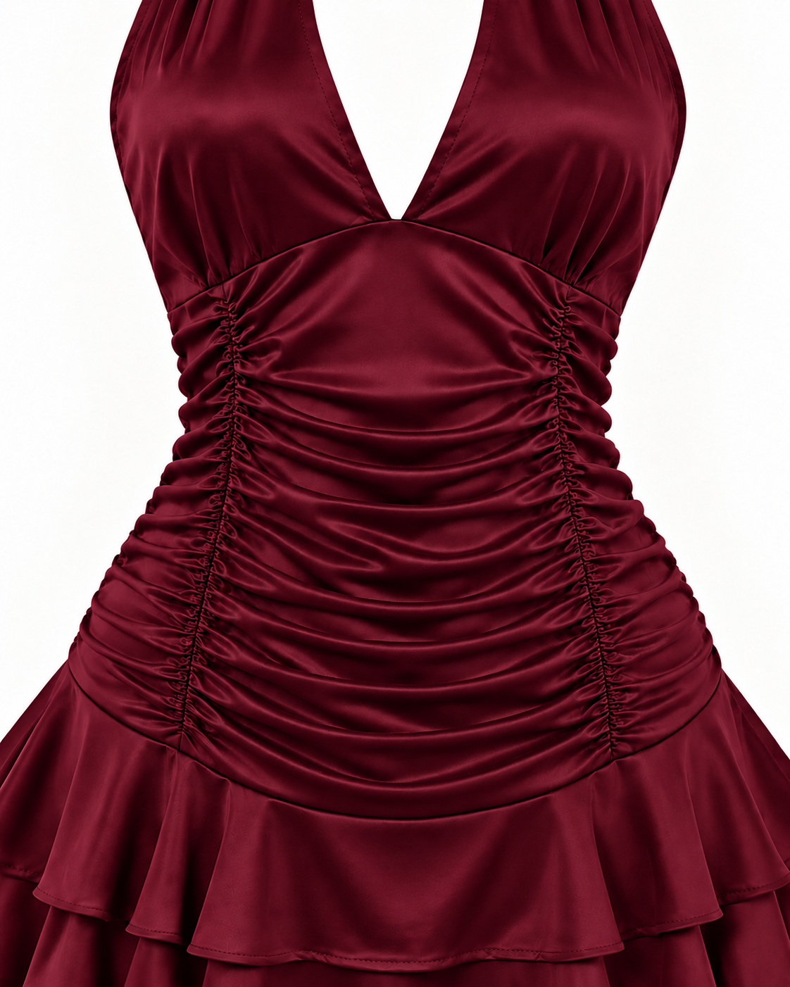 Dress with Open Neckline