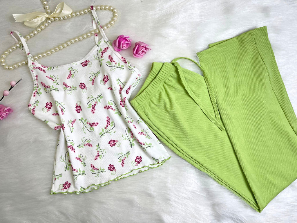 Flower Pajama Set