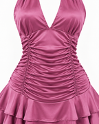 Dress with Open Neckline