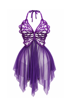 Sheer Butterfly-Cut Lingerie