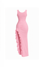 Rosy Ruffle Dress