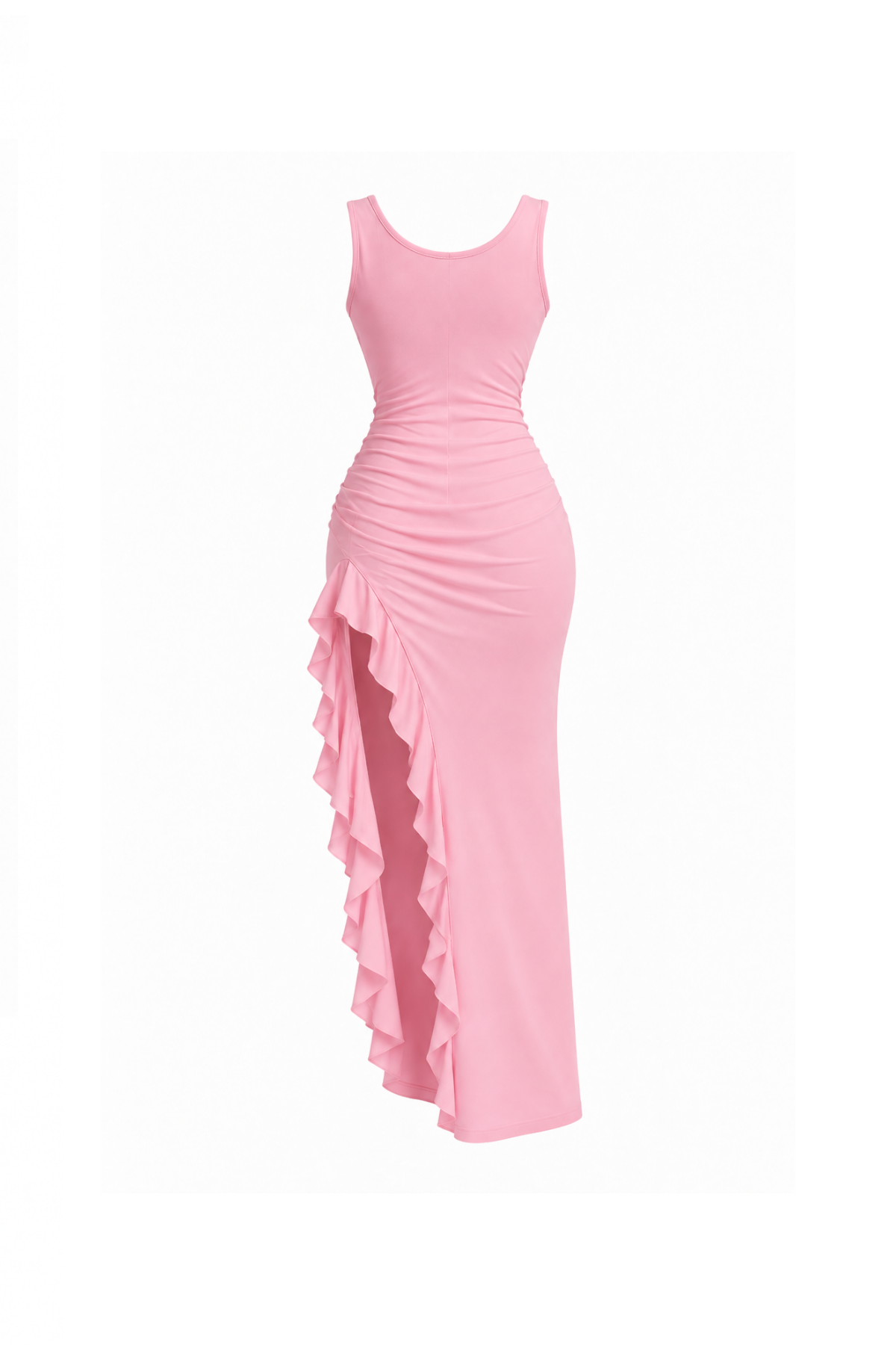Rosy Ruffle Dress