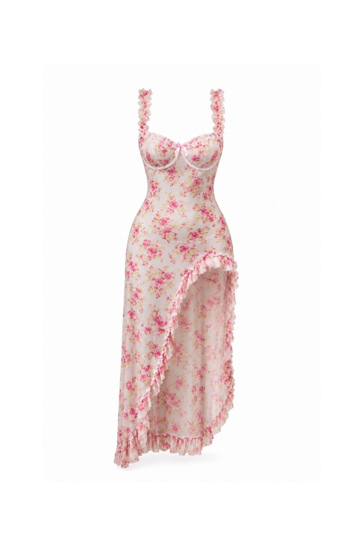Long Floral Lingerie