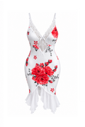Lace-Trimmed Dress
