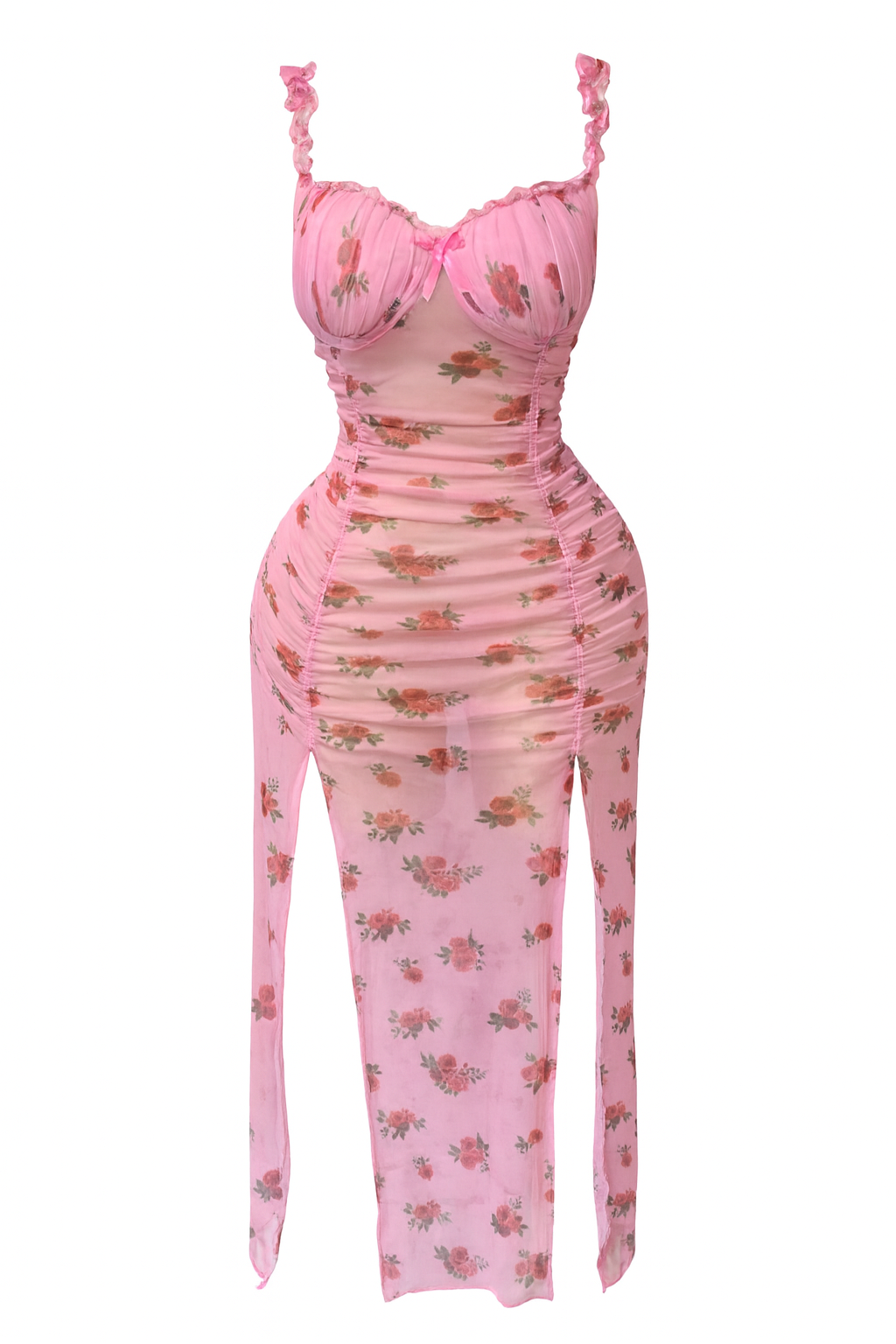 Printed Slit Nightdress