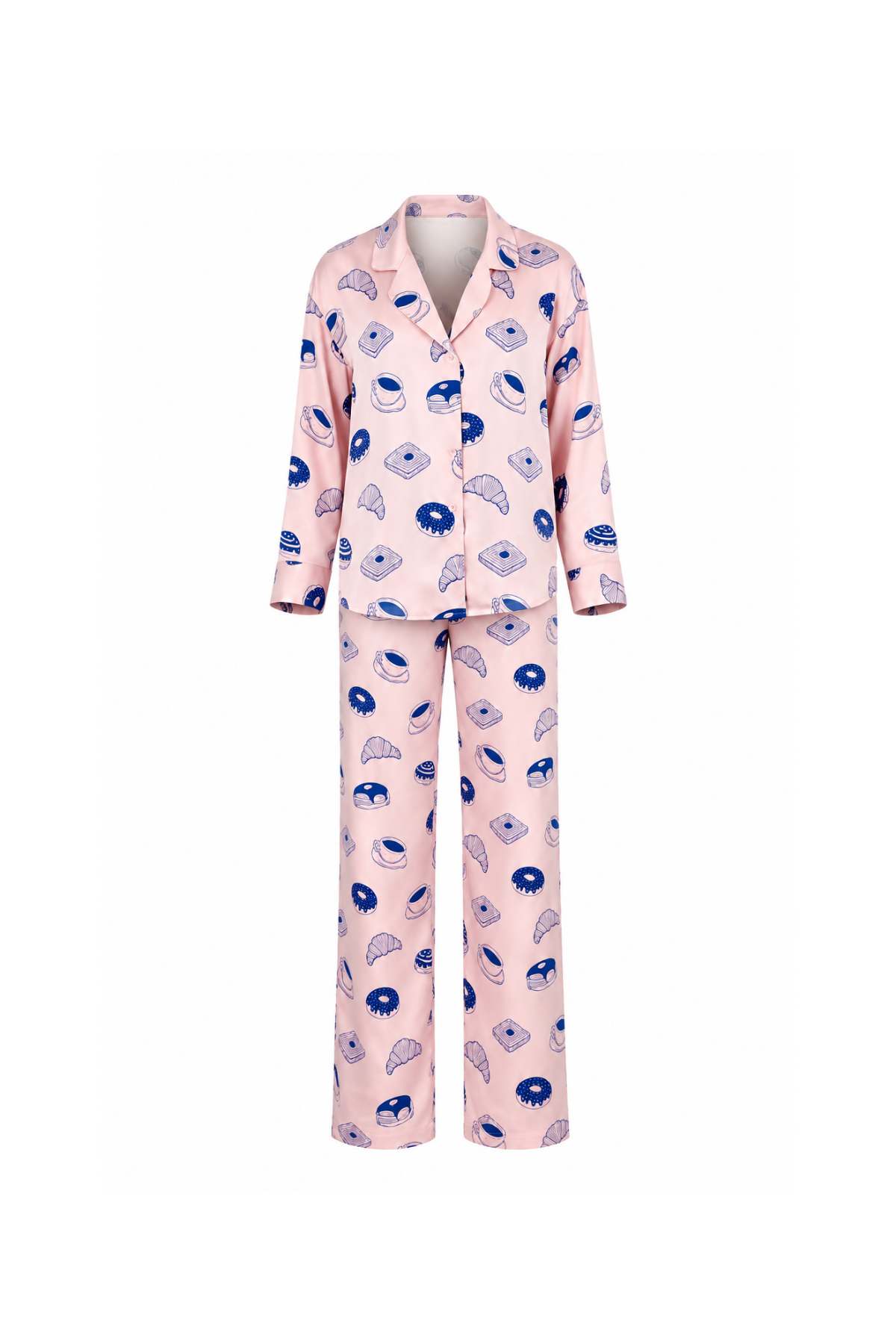 Elegant Breakfast Pajama Set
