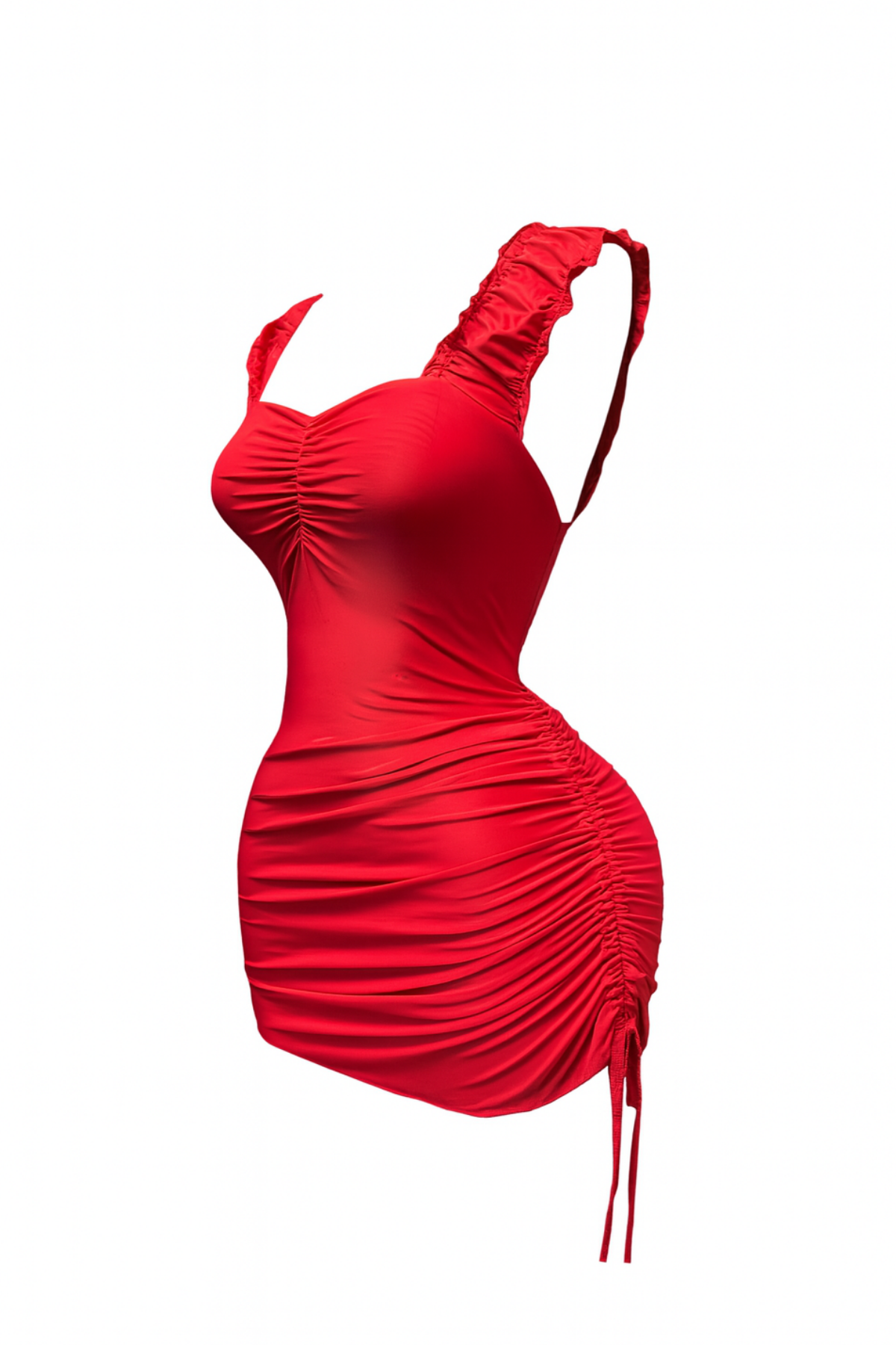 Side Drawstring Dress