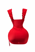 Side Drawstring Dress