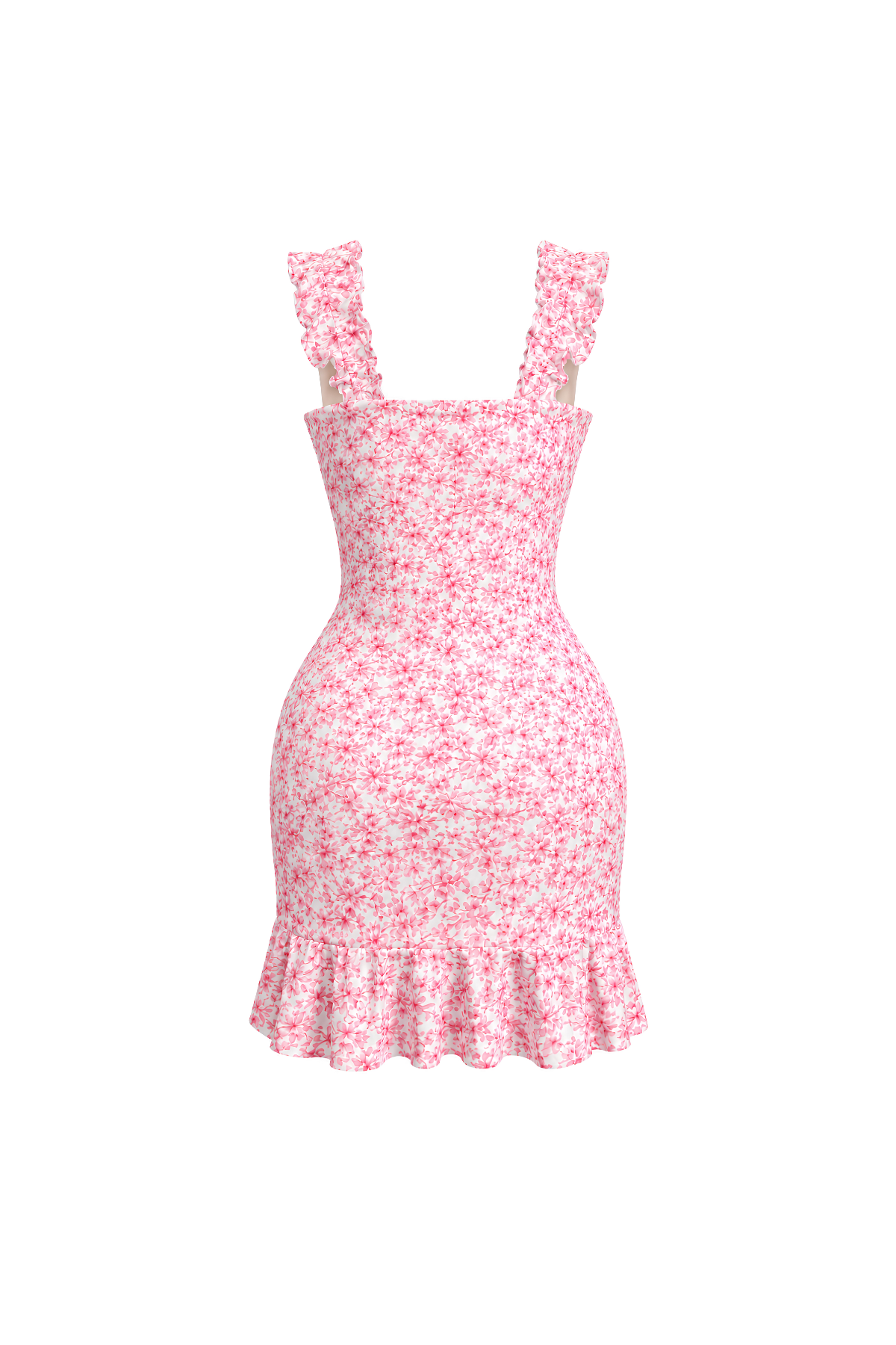 Floral Frill Dress
