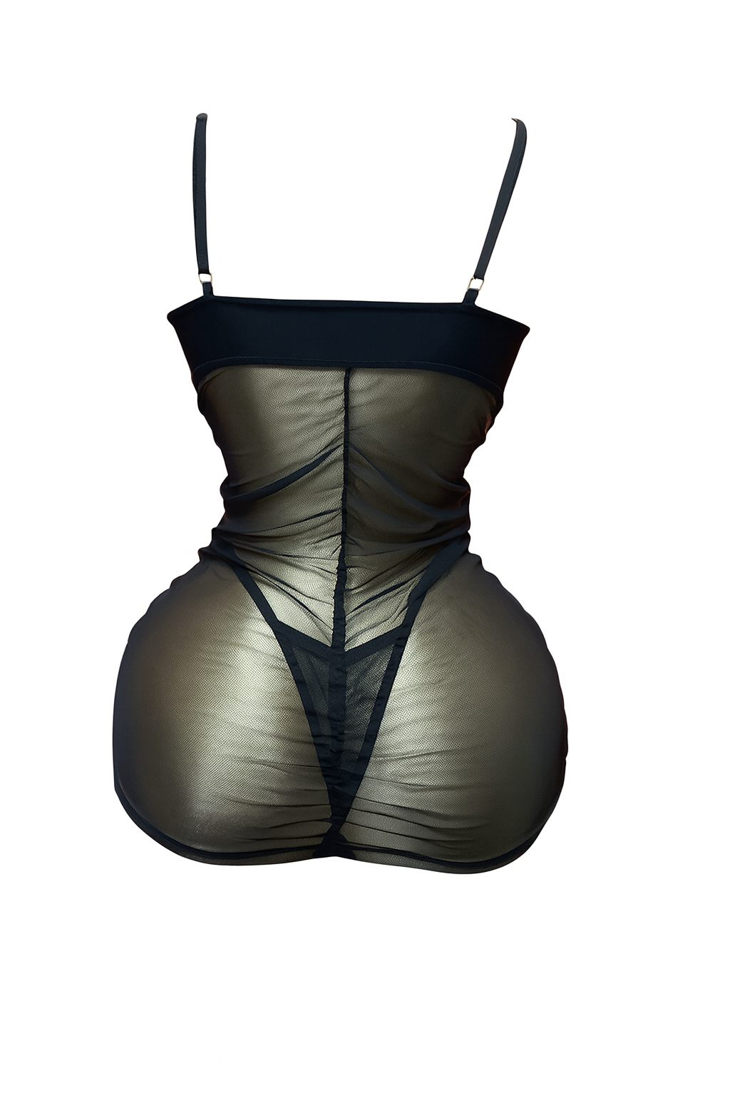 Sheer Side Bodycon Lingerie