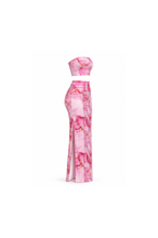 Strapless Top & Long Skirt Set