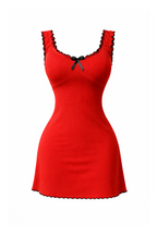 Sleeveless Bow Nightdress
