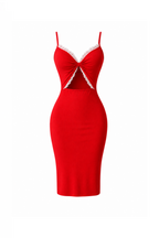 Long Dress with Butterfly Neckline