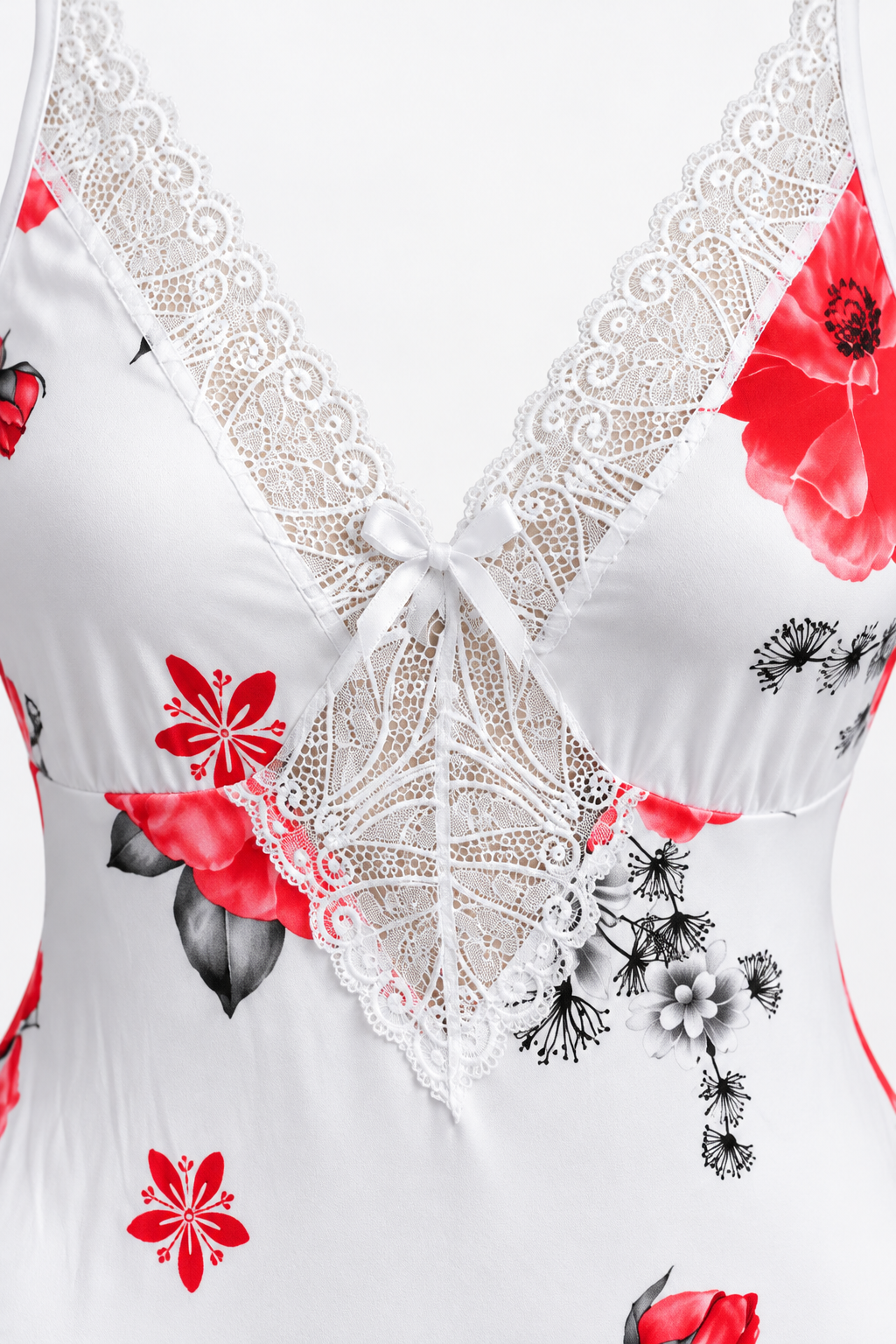 Lace-Trimmed Dress