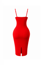 Long Dress with Butterfly Neckline