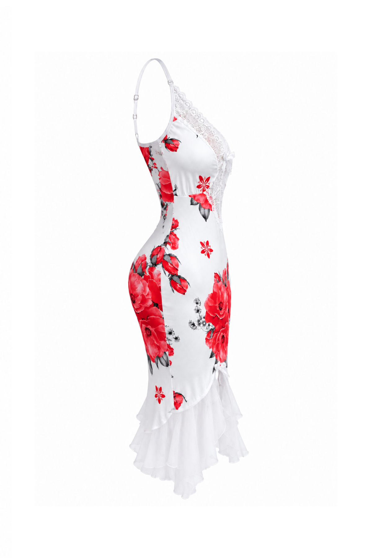 Lace-Trimmed Dress