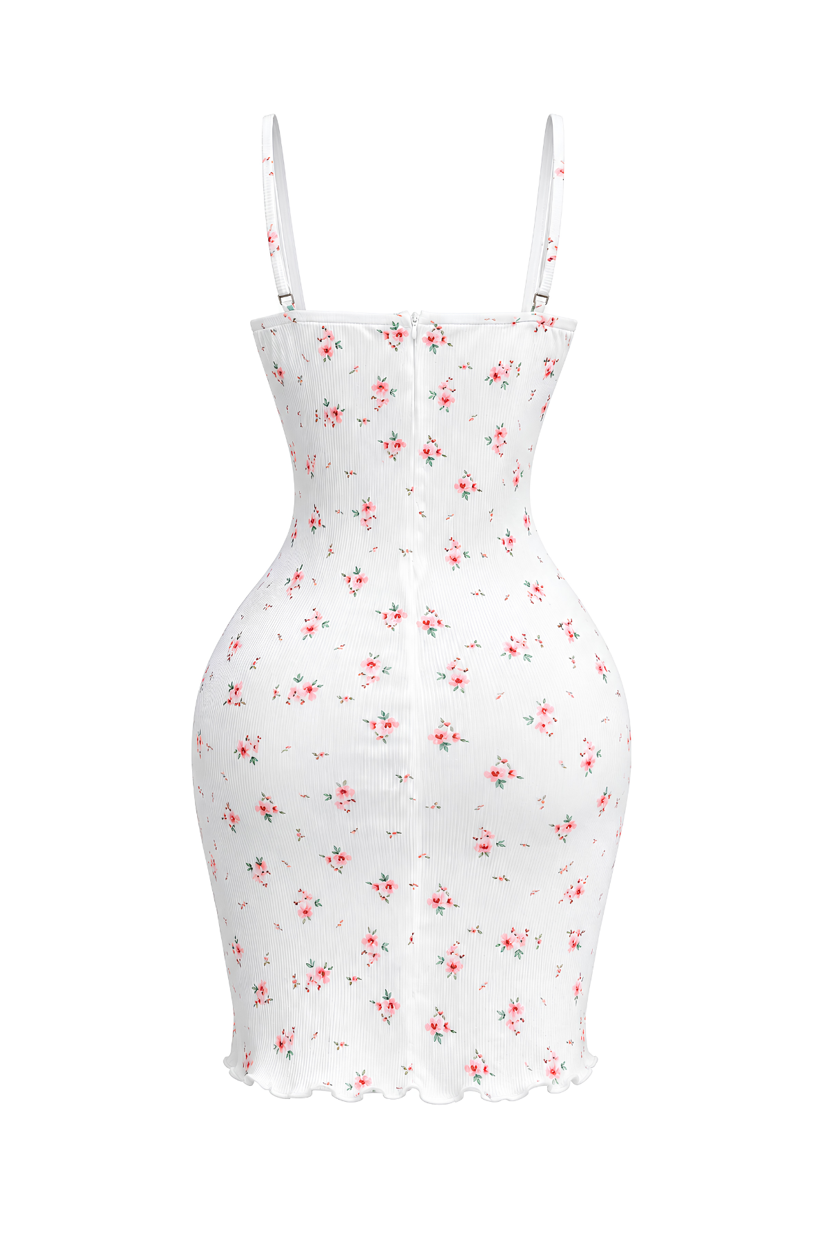 Floral Print Dress with Front Tie