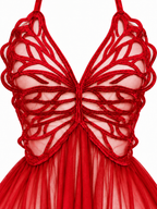 Sheer Butterfly-Cut Lingerie