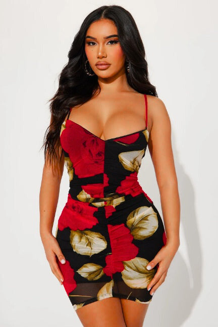 Floral Mini Dress