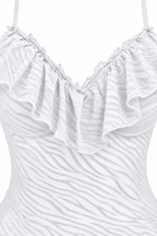 Long Sheer Lace Lingerie with Back Cutout