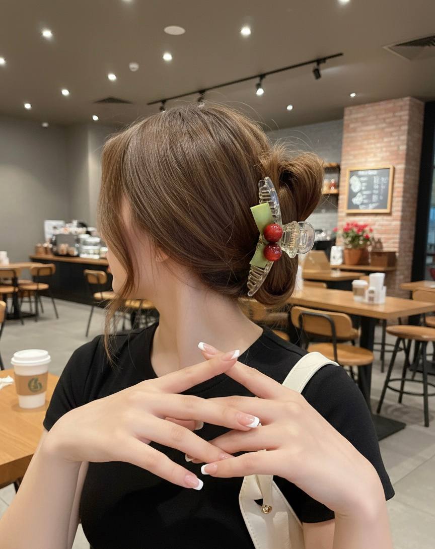 Cherry Hair Clip