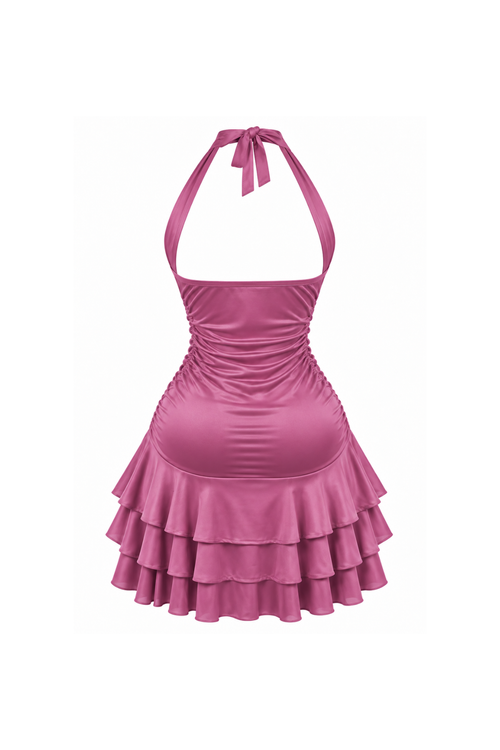 Dress with Open Neckline