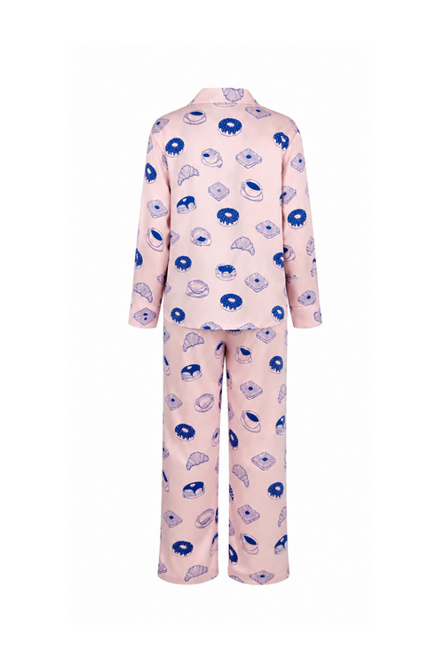 Elegant Breakfast Pajama Set