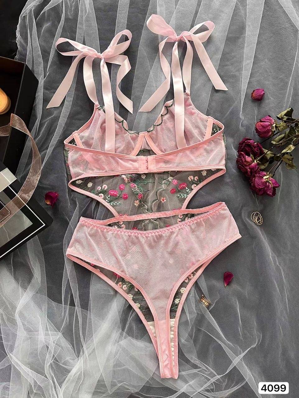 Sheer Guipure Lingerie
