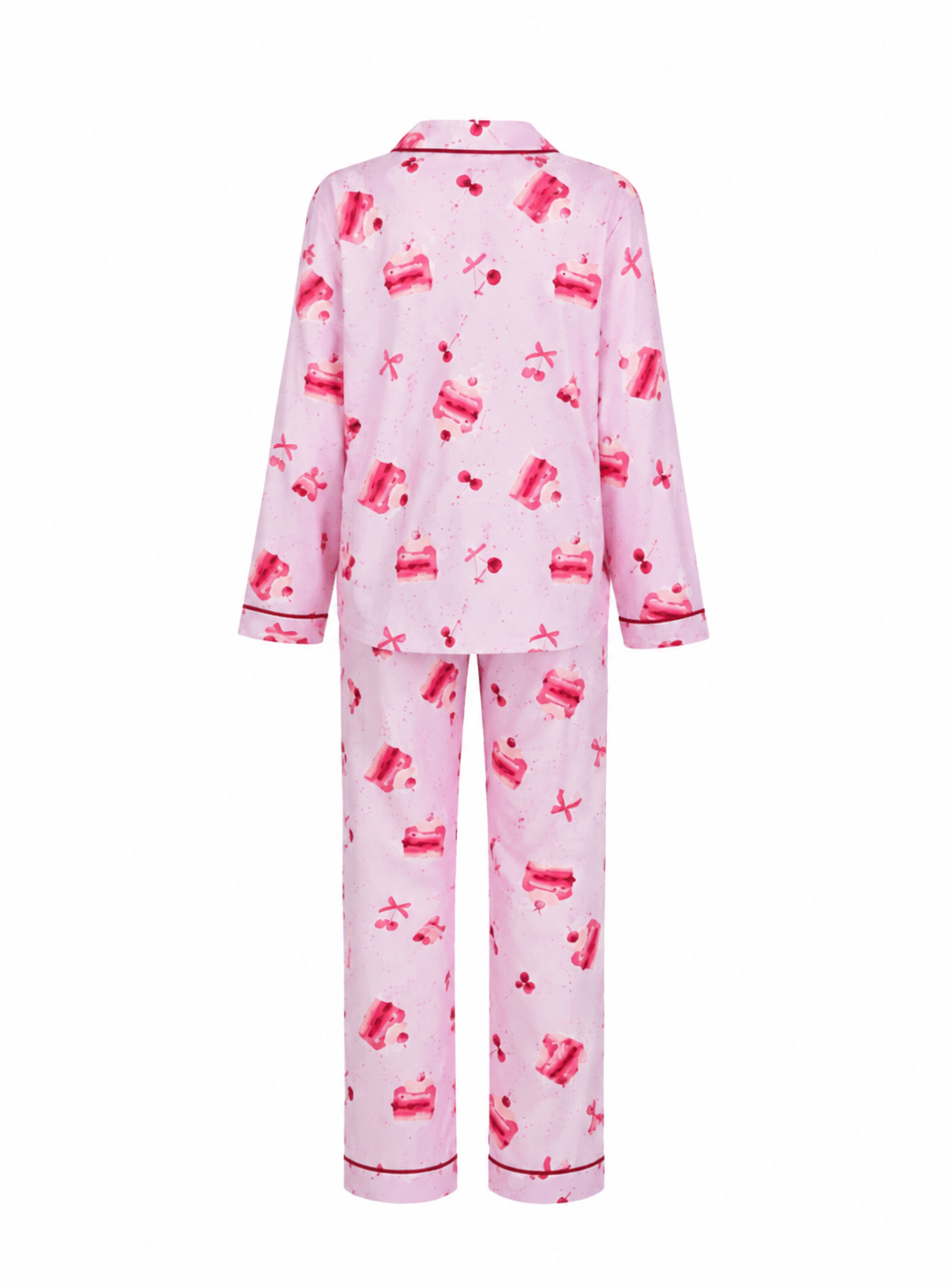 Classic Pink Cotton Pajama Set