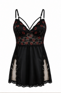 Satin Lingerie with Lace