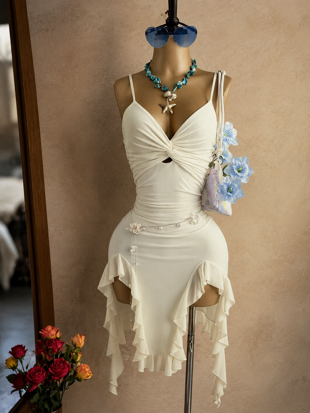 Long Dress with a Unique Design