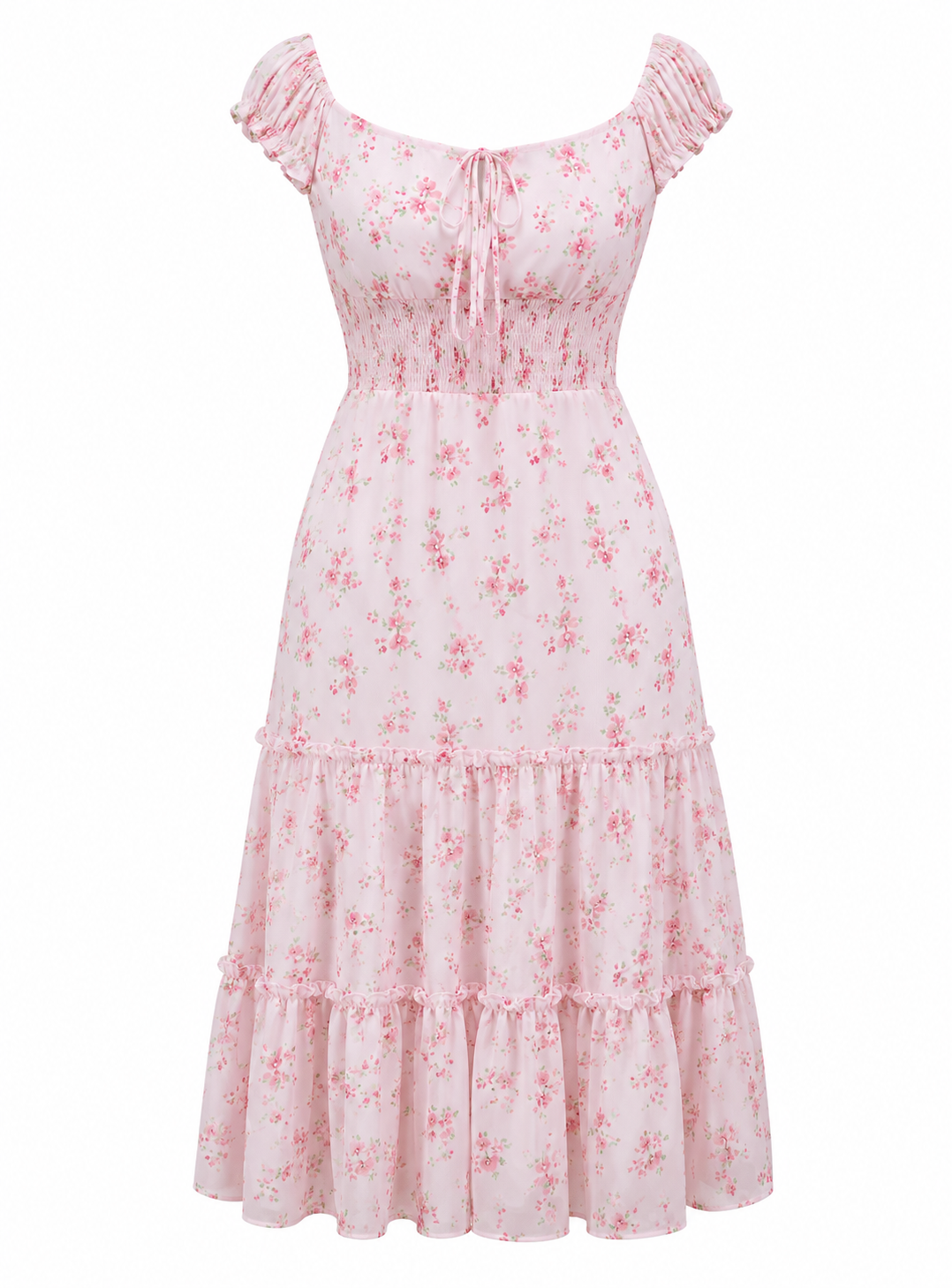 Sheer Flowers Dress