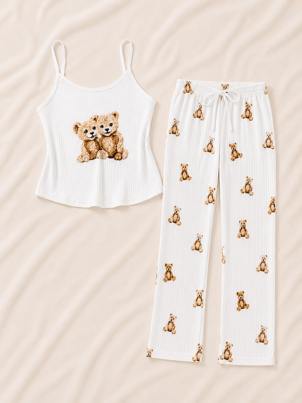 2-Piece Teddy Pajama