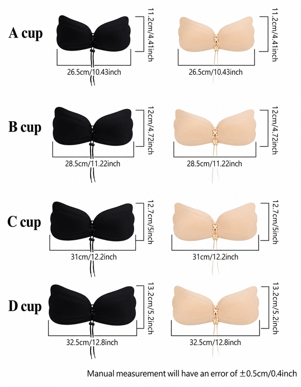 Silicone Tie Bra