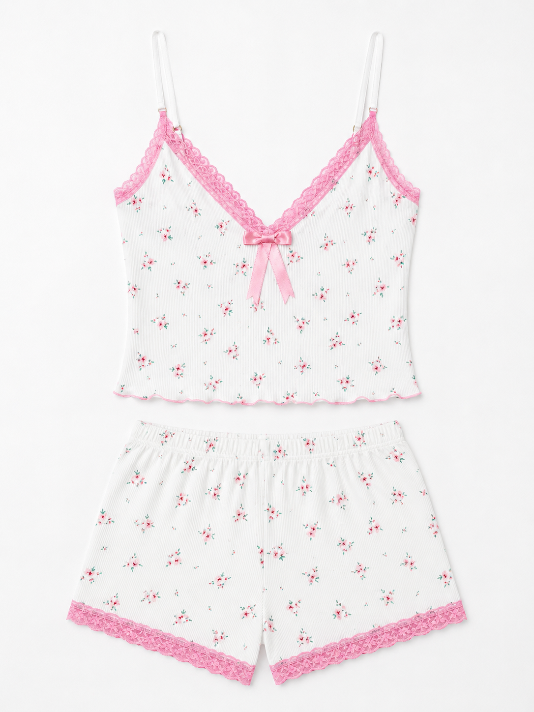 Short & Top Open Back Pajama