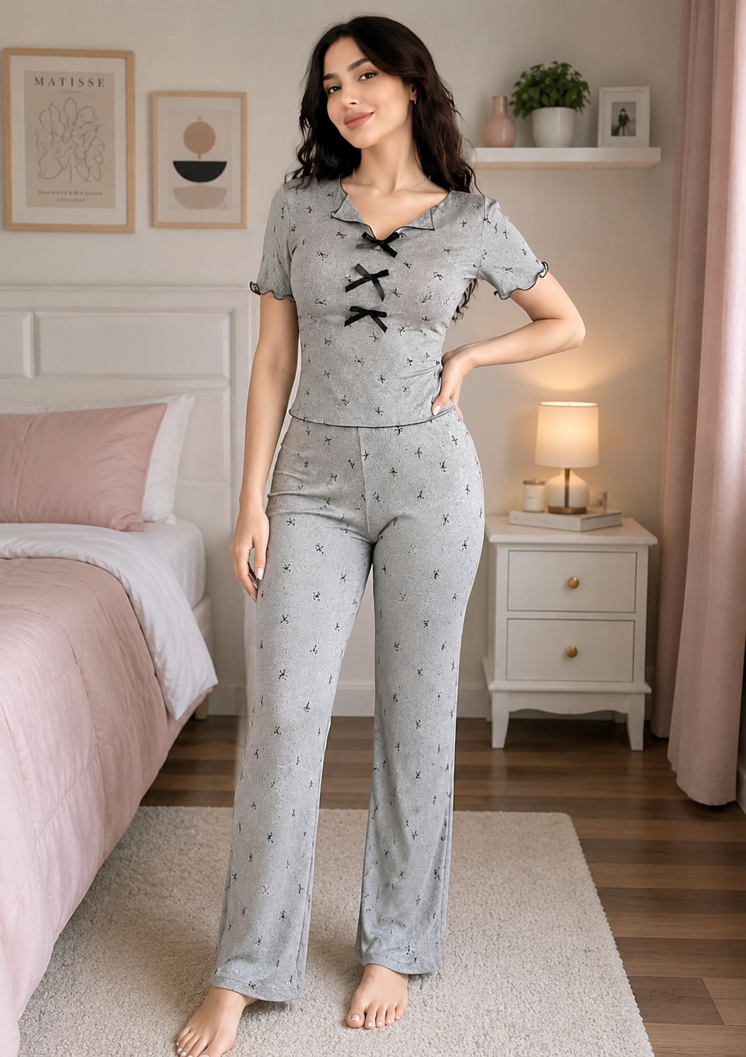 Bow Print Pajama