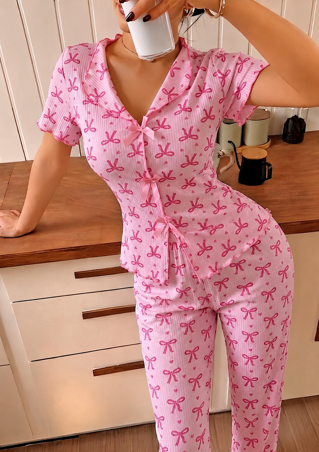Pink Bow Pajama