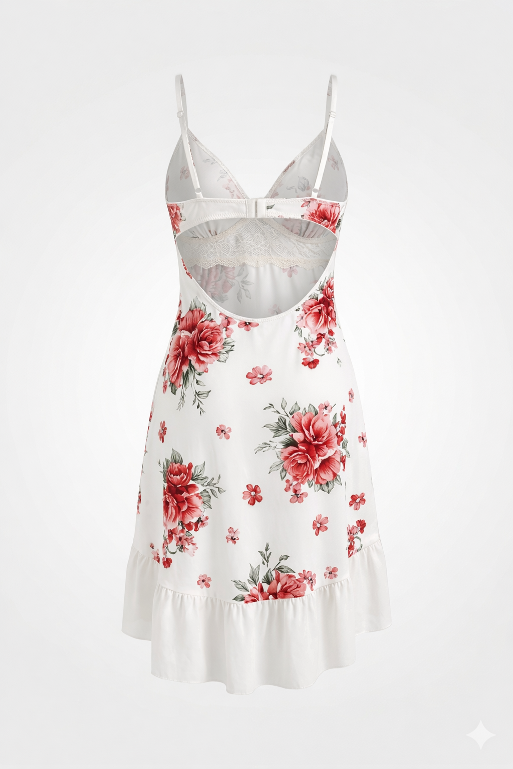 Lace-Trimmed Dress
