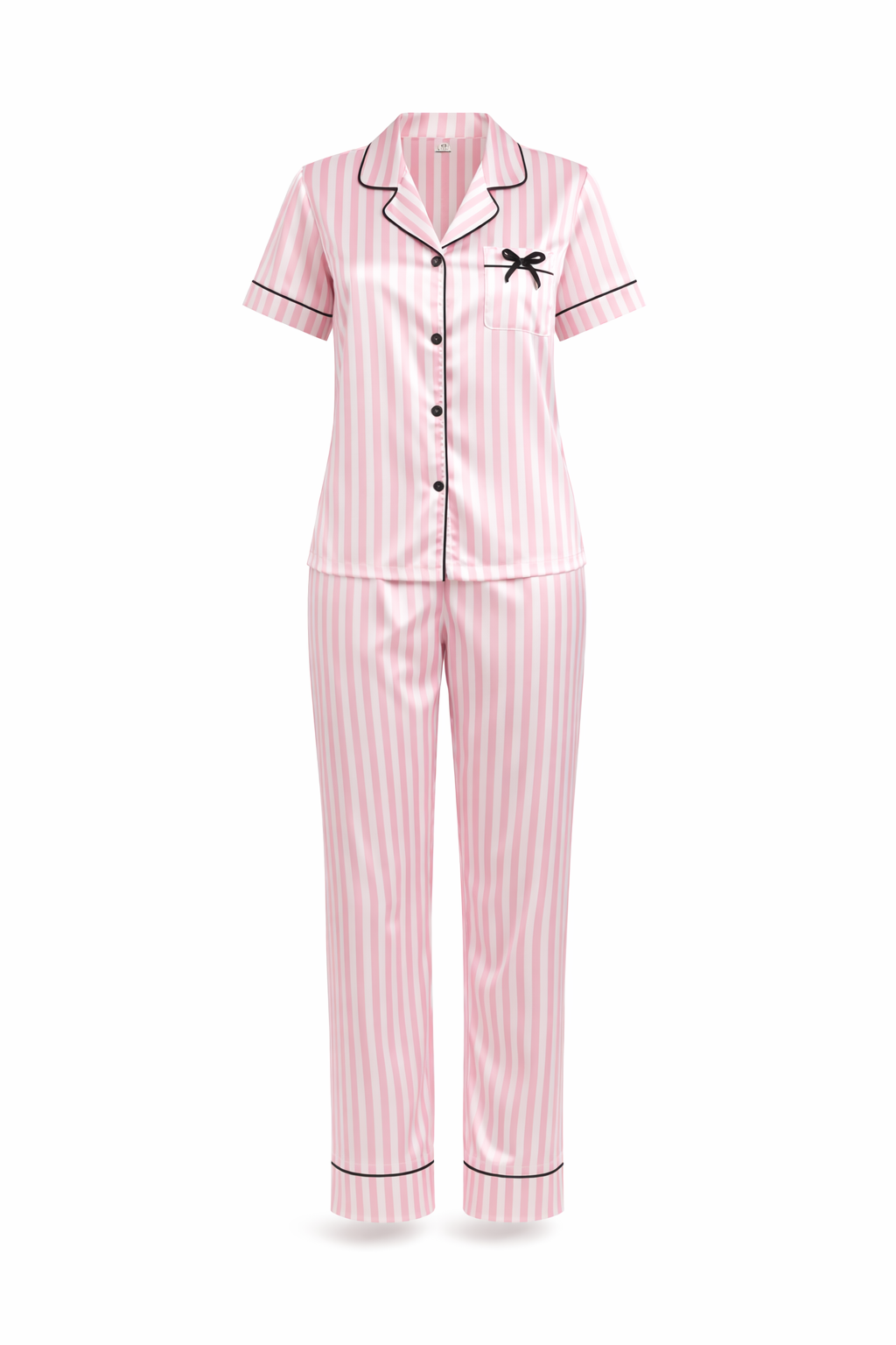 Satin Striped Pajama