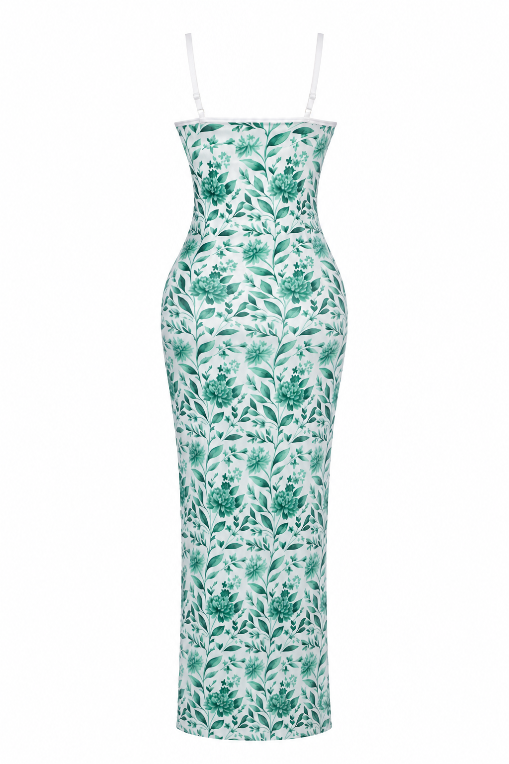 Long Sheer Lined Dress