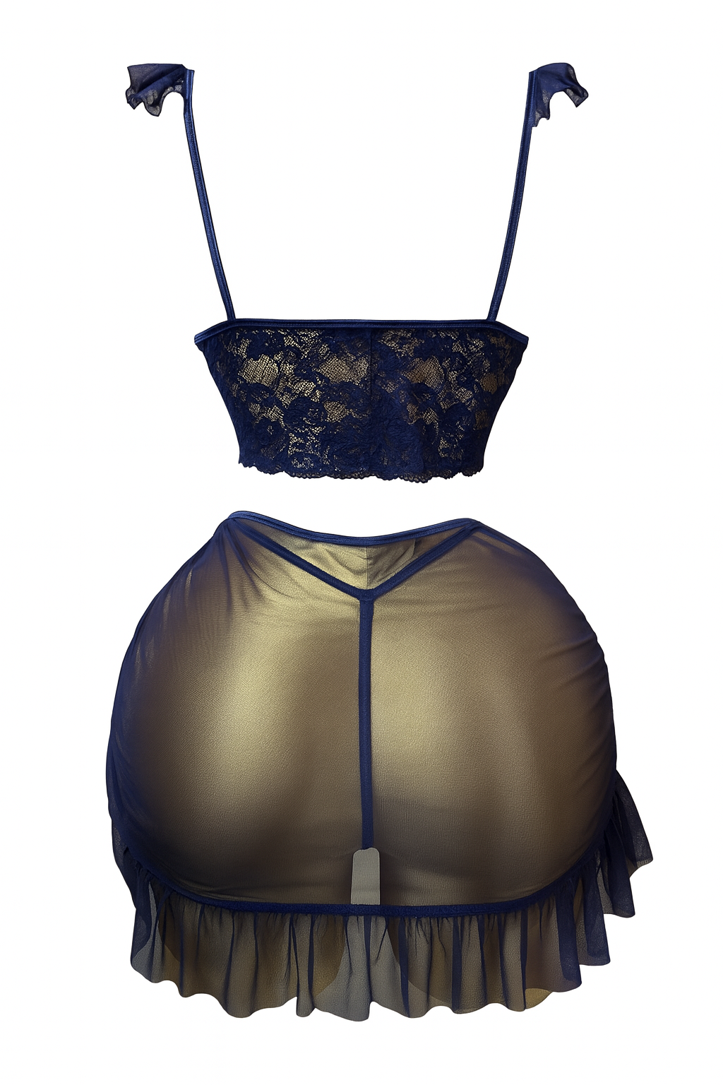 Sheer Top Skirt Lingerie