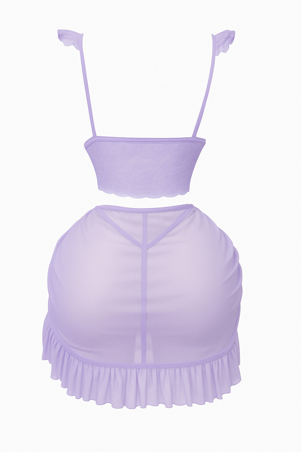 Sheer Top Skirt Lingerie