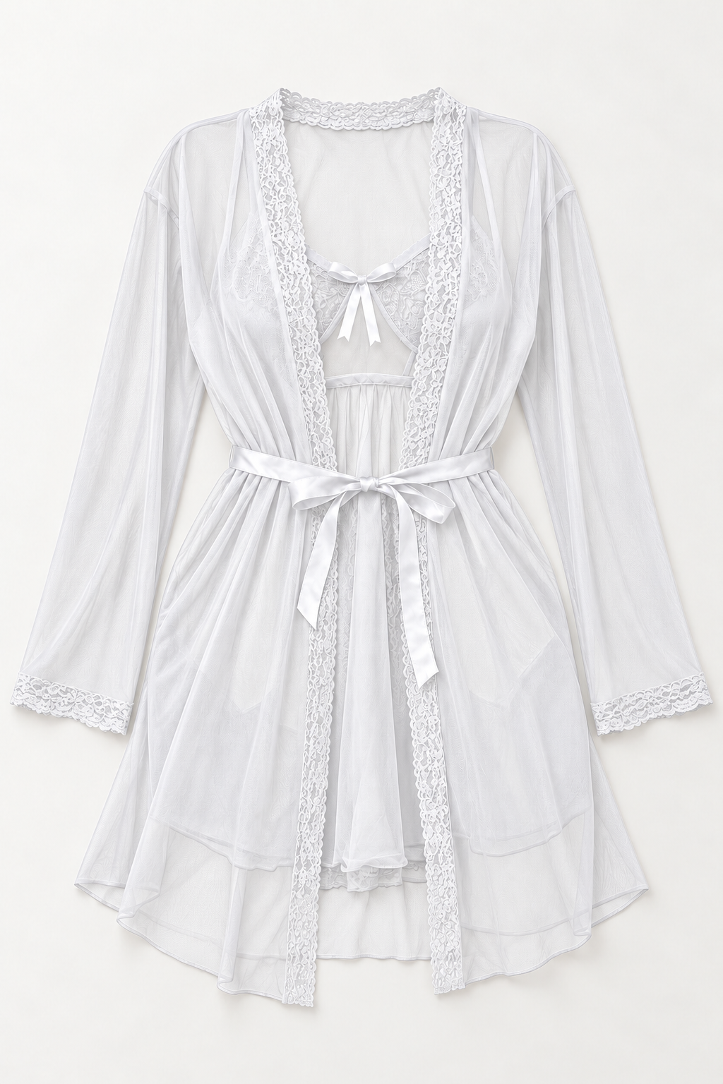 Lingerie with Sheer Robe