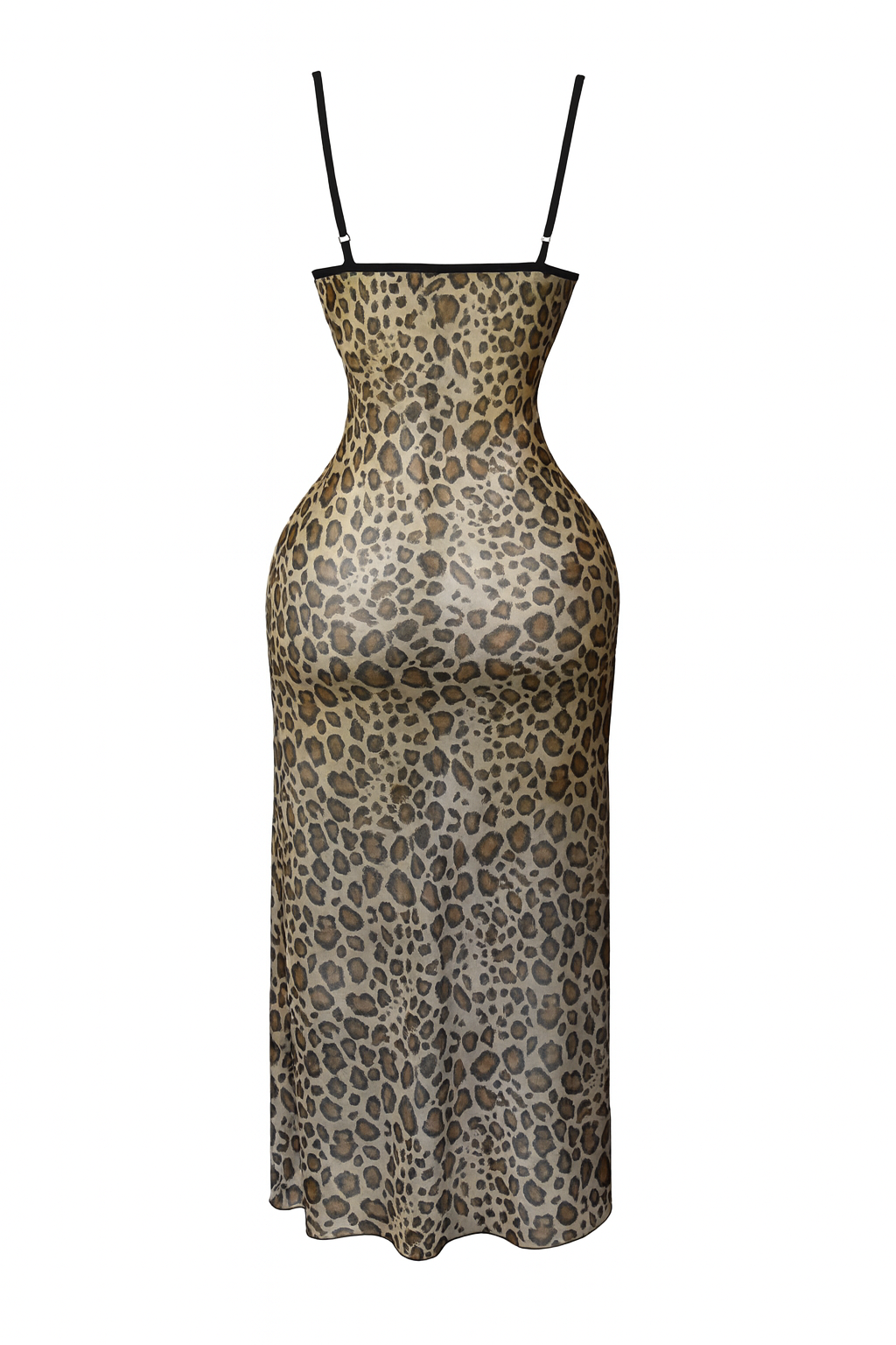 لانجيري طويل مزود بفتحات من عند الرجلين