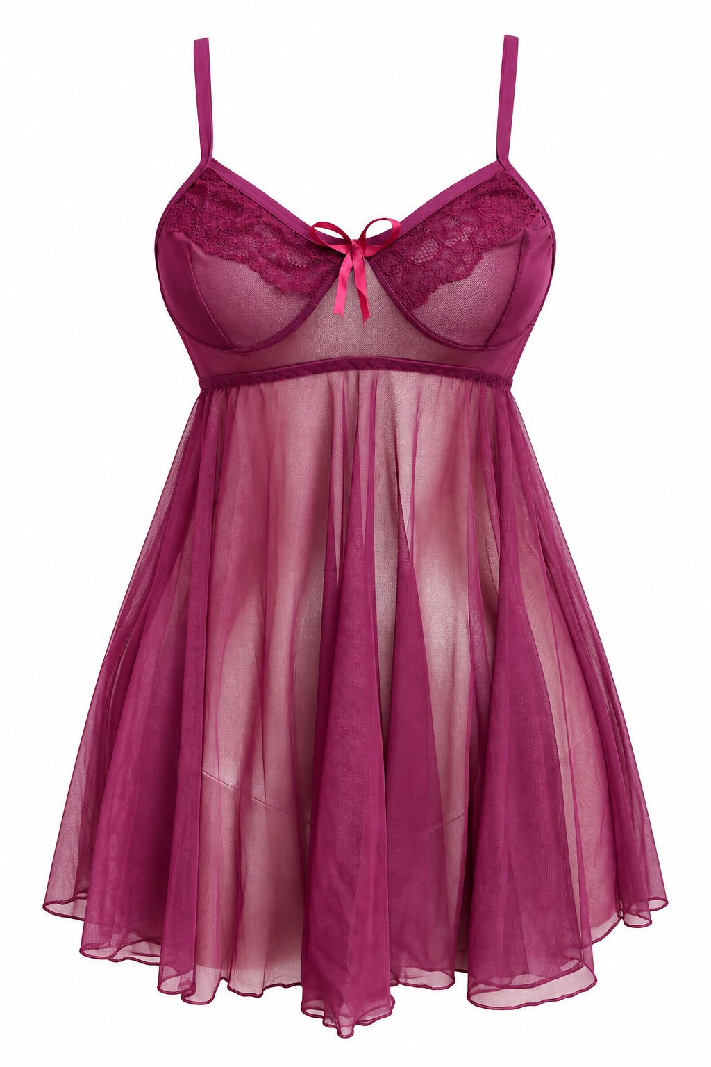 Lingerie with Sheer Robe