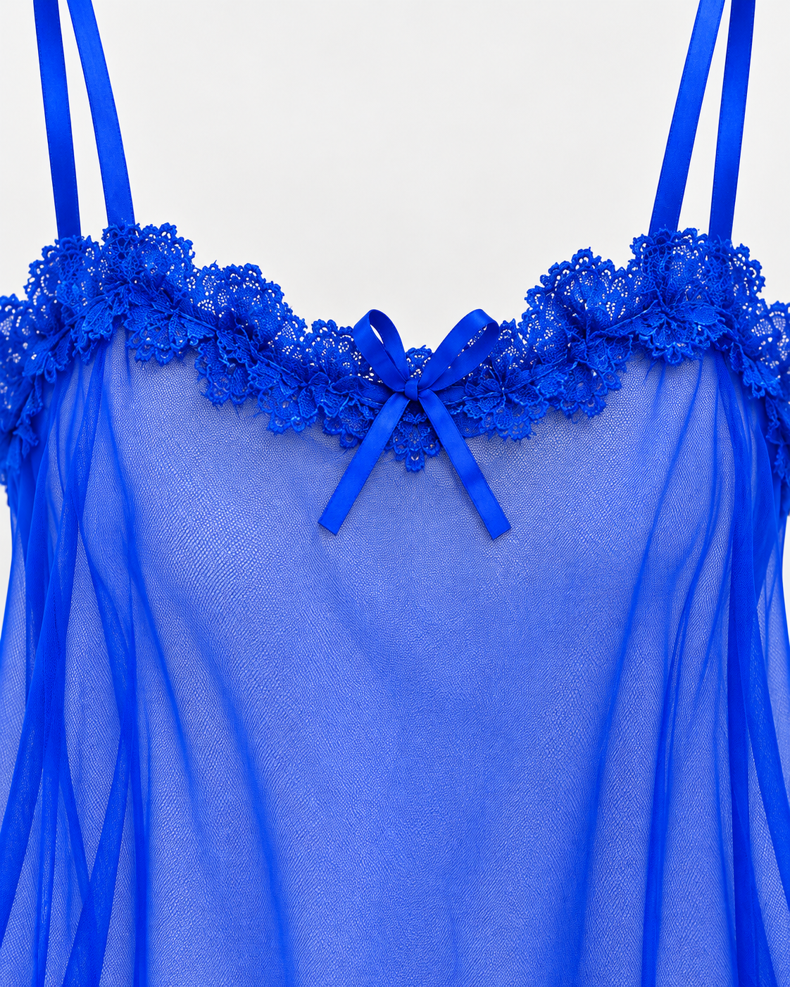 Sheer Lingerie with Lace Details
