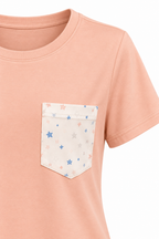 5-Piece Pajama (2Tops, Shorts & Pants & Robe)